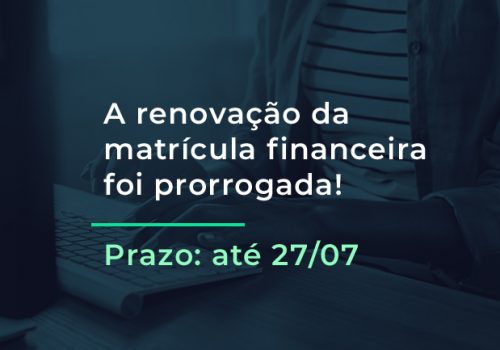 Florence amplia prazo para rematrícula financeira até dia 27 de julho