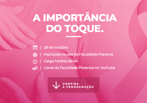 Outubro Rosa: “A importância do toque” é tema de live do curso de Farmácia