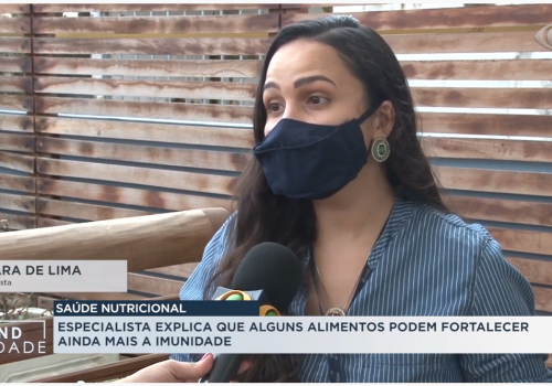 Docente do curso de Nutrição da Faculdade Florence concede entrevista à TV Band Maranhão