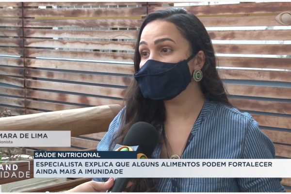 Docente do curso de Nutrição da Faculdade Florence concede entrevista à TV Band Maranhão