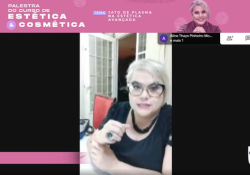 Procedimento Jato de Plasma é tema de live do curso de Estética e Cosmética