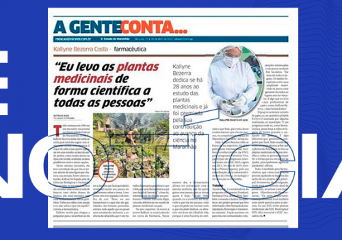 Profª Kallyne Bezerra é destaque no jornal O Estado do Maranhão