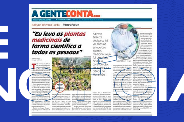 Profª Kallyne Bezerra é destaque no jornal O Estado do Maranhão