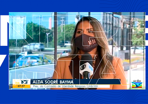 Professora do curso de Direito participa do programa Bom dia Mirante, da TV Mirante