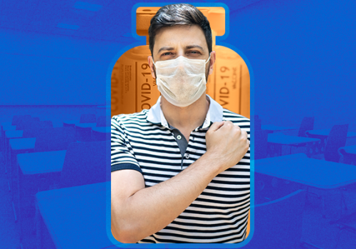 Profissionais da educação particular com 30 anos ou mais podem ser vacinados contra a Covid-19