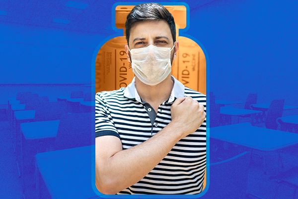 Profissionais da educação particular com 30 anos ou mais podem ser vacinados contra a Covid-19