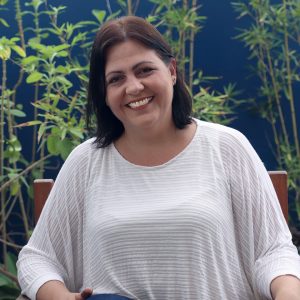 Coordenadora de Biomedicina Paula Moiana da Costa.