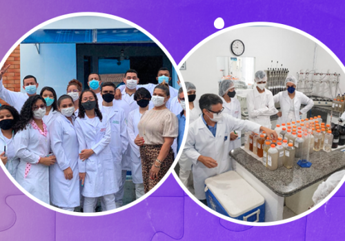 Alunos de Med Vet da Florence realizam visitas técnicas em laboratório especialista em Patologia Clínica