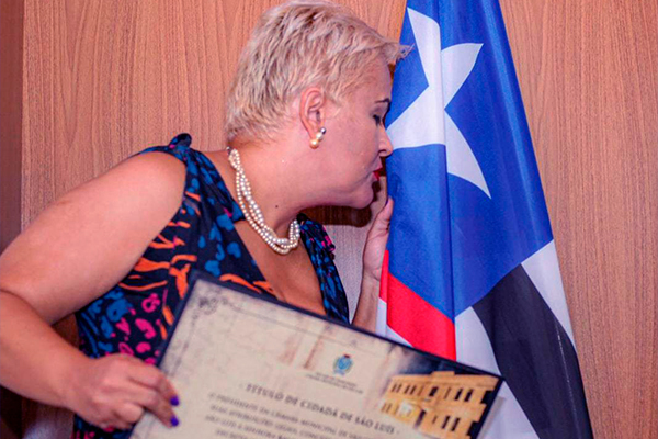 Professora da Florence é homenageada com o título de cidadã ludovicense