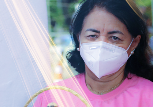 Florence homenageia profa. Teresa Barbosa Gomes por mais um ano de vida