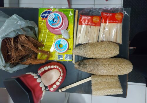 Alunos do curso de Odontologia criam escova de dente artesanal inclusiva infantil