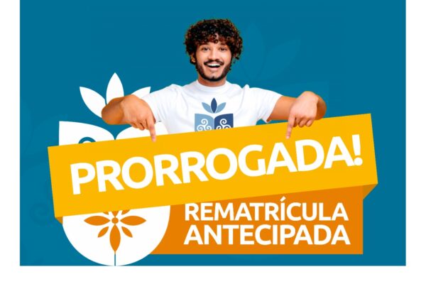 Atenção: Prazo para realização da rematrícula antecipada segue até o dia 11 de julho