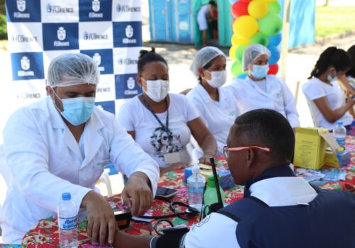 Alunos da Florence participam de atividades no Arraiá do Trabalhador