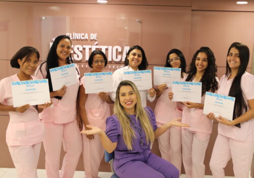 Curso de Estética e Cosmética realizou minicurso de Intradermoterapia Corporal