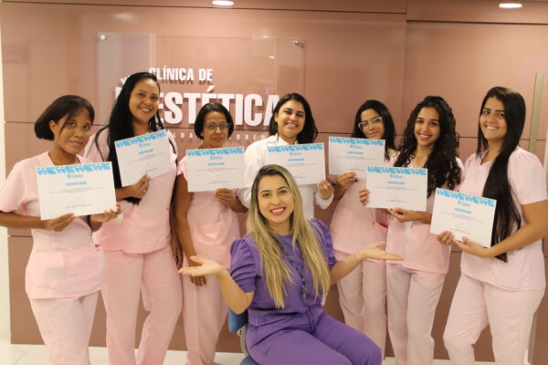Curso de Estética e Cosmética realizou minicurso de Intradermoterapia Corporal