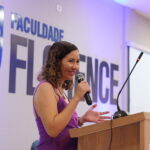 A coordenadora do curso de Odontologia, Alice Carvalho, destacou a participação e o entrosamento dos alunos