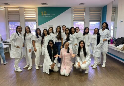 Curso Tecnólogo em Estética e Cosmética da Florence participou do terceiro Circuito Bem-Estar da Vale
