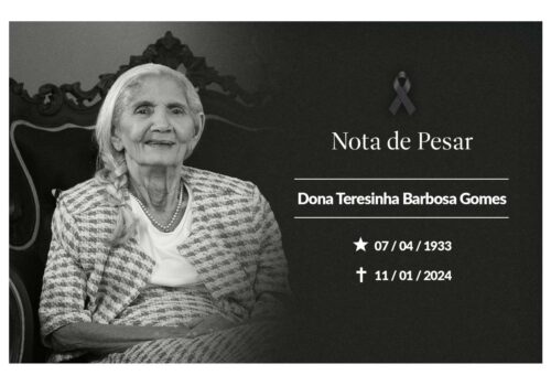 O Adeus à Luz que Guiou Gerações: Dona Teresinha de Jesus Barbosa Gomes, um Legado de Amor e Educação