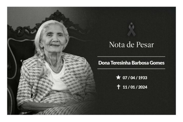 O Adeus à Luz que Guiou Gerações: Dona Teresinha de Jesus Barbosa Gomes, um Legado de Amor e Educação