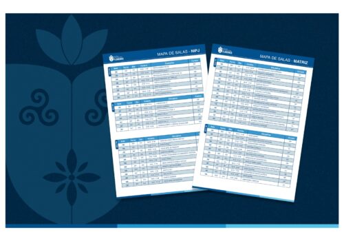 Mapa de sala 2025.2 já disponível