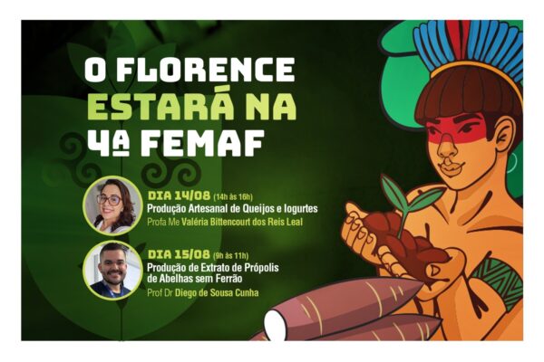 Professores do Centro Universitário Florence ministrarão oficinas de produção artesanal de queijos, iogurtes e extrato de própolis na FEMAF